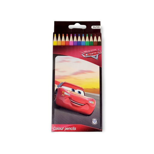 Picture of COLOUR PENCILS CARS X12PCS